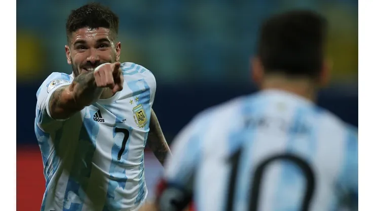 Gol de Argentina a Ecuador: Rodrigo De Paul pone el 1-0 parcial.