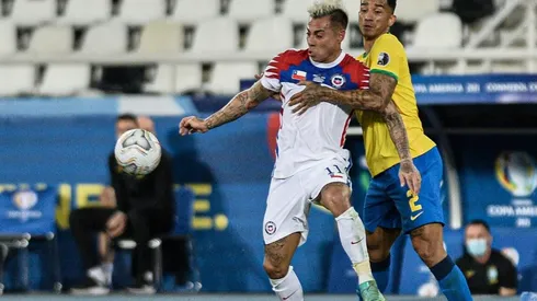 Vargas jugó un buen partido ante Brasil