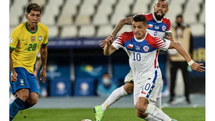 Alexis pudo jugar apenas un tiempo en la Copa América