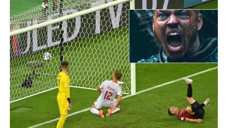 El actor de Vikings recordó la batalla de York para alentar a los daneses en la Eurocopa.