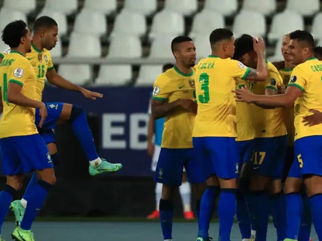 Balde de agua fría: Brasil abre la cuenta con gol de Paquetá