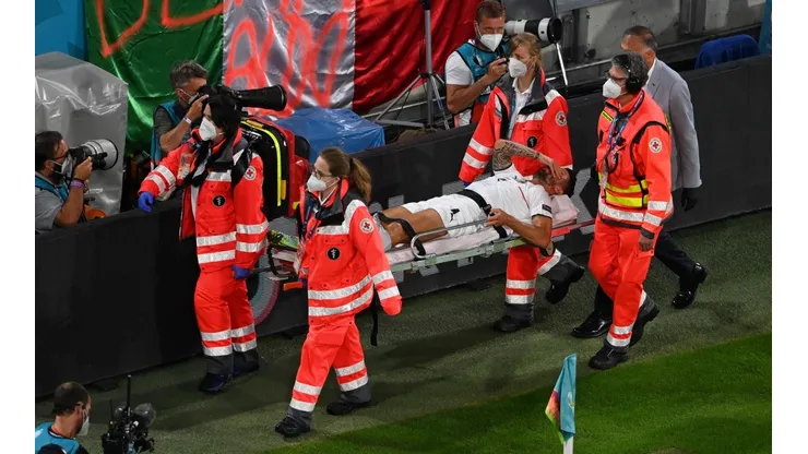 Spinazzola se despide de la Eurocopa: rompimiento del tendón de Aquiles contra Bélgica.