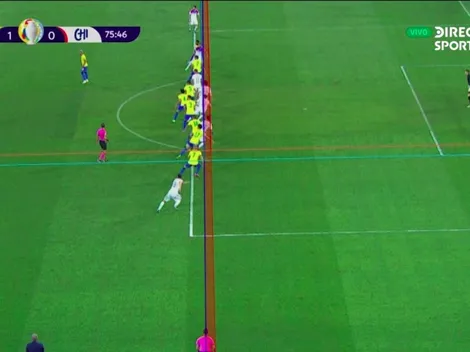 El milimétrico fuera de juego que ahogó el empate de Chile
