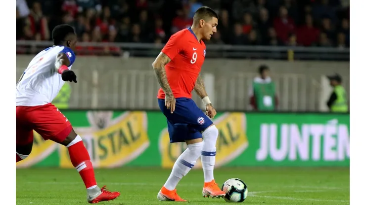 Nicolás Castillo explotó contra el arbitraje de la Copa América.