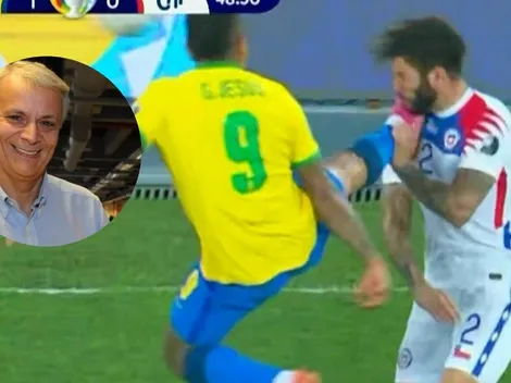 Castrilli pide descontar un gol por patadas como la de Gabriel Jesús