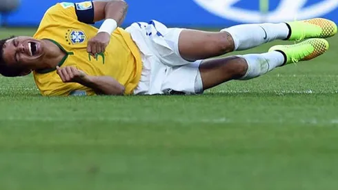 Thiago Silva lloró desconsoladamente cuando se enfrentó a Chile en el Mundial de 2014