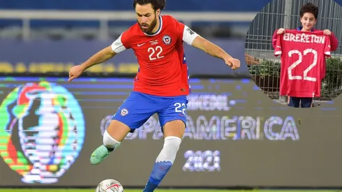 Ben Brereton se lució con el detallazo de su camiseta para Cristóbal.