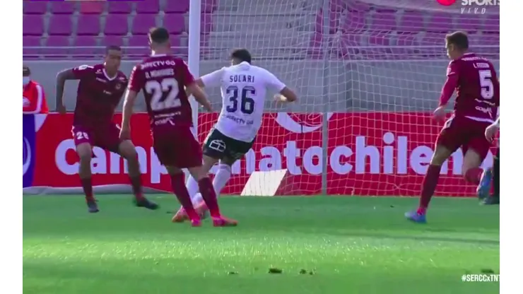 Solari anotó su segundo gol con la camiseta de Colo Colo