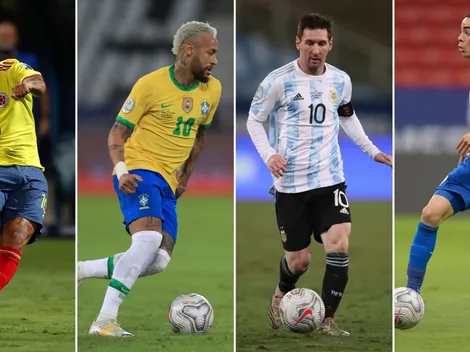 Revelan once ideal de la Copa América sin jugadores de Chile