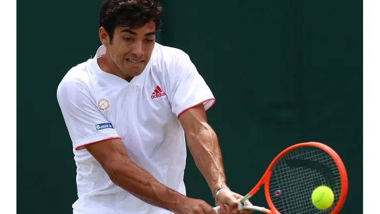 Garin está feliz por su buen momento en Wimbledon.