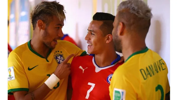 Alexis y Neymar se verán las caras otras vez en un Chile-Brasil.