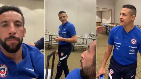 El Live del Huaso Isla con el bastante tímido Alexis Sánchez.