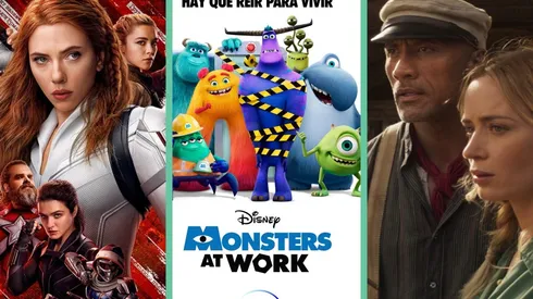 Black Widow, Monster at Work y Jungle Cruise llegan a Disney+ en julio.