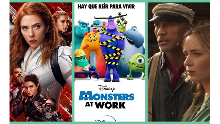 Black Widow, Monster at Work y Jungle Cruise llegan a Disney+ en julio.