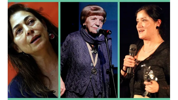 Esperanza Silva, Bélgica Castro y Catalina Saavedra.