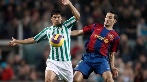 Mark González jugando por Betis ante Barcelona