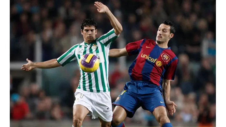 Mark González jugando por Betis ante Barcelona
