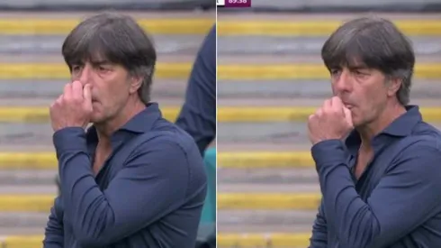 Low fue nuevamente captado hurgueteando su nariz