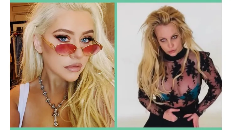 Christina Aguilera y Britney Spears.