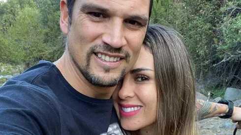 Mark González y Maura Rivera en un paseo previo.