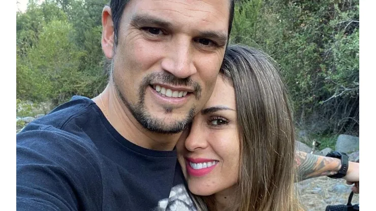 Mark González y Maura Rivera en un paseo previo.