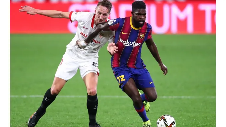 Samuel Umtiti saldrá de Barcelona con rumbo a Marsella.