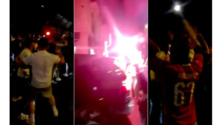 Hinchas suizos celebraron con todo triunfo ante Francia