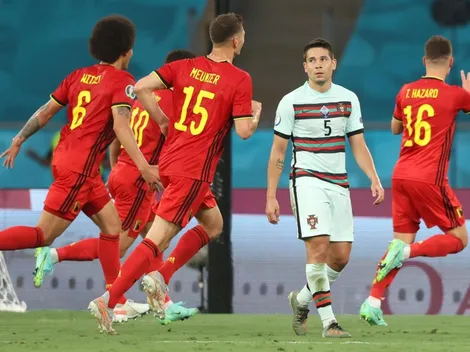 ¡Golazo! Misil del belga Thorgan Hazard a Portugal