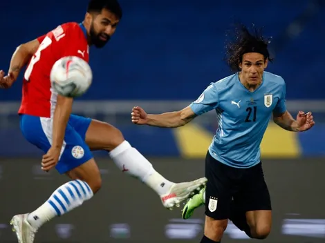 Edinson Cavani le da el triunfo a Uruguay ante Paraguay