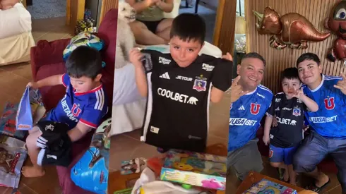 El niño que se hizo viral por recibir una camiseta de Colo Colo