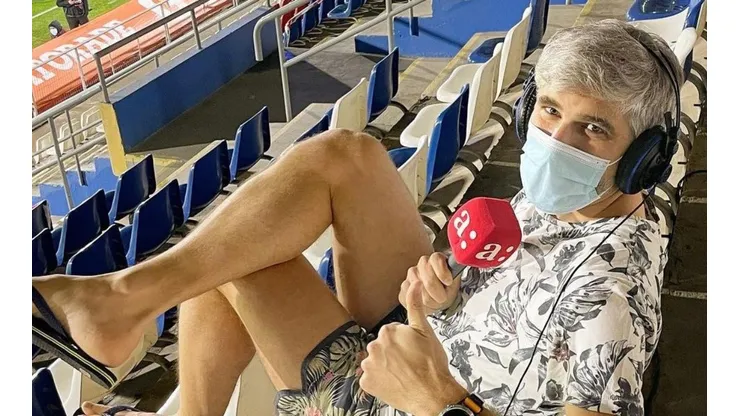 De Tezanos se arriesgó a ir sin ropa de invierno a San Carlos de Apoquindo.
