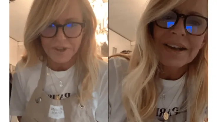 Todo sucedió mientras realizaba su live en redes sociales.