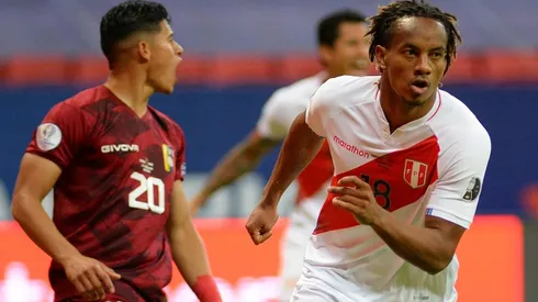 Carrillo anotó el único gol de Perú ante Venezuela