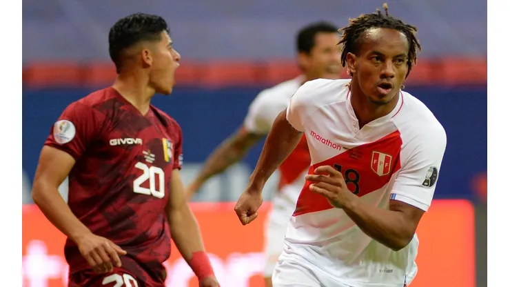 Carrillo anotó el único gol de Perú ante Venezuela