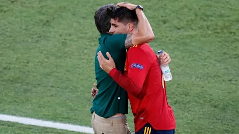 Luis Enrique dice que Álvaro Morata es su amigo