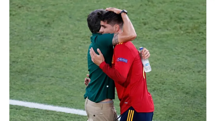 Luis Enrique dice que Álvaro Morata es su amigo