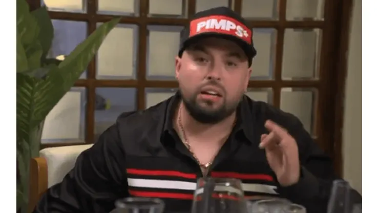 El cantante pariticipó en La Divina Comida.