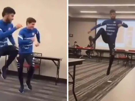 La Roja alucina con baile sincronizado de Montes y González