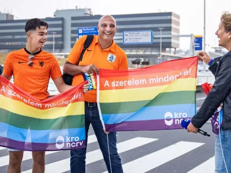 Prohíben el uso de banderas LGBT+ a hinchas holandeses