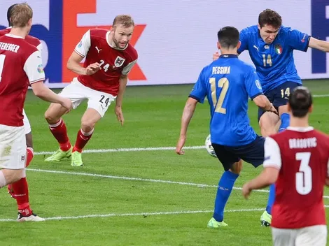 Los goles de Italia contra Austria: uno y dos parcial para la Azzurra