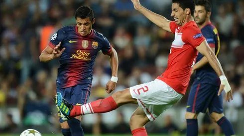 Insaurralde enfrentó al Barcelona de Alexis Sánchez en el 2012