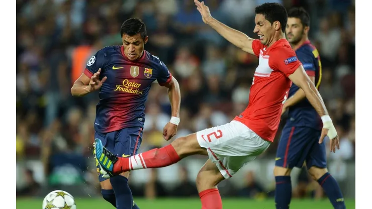 Insaurralde enfrentó al Barcelona de Alexis Sánchez en el 2012