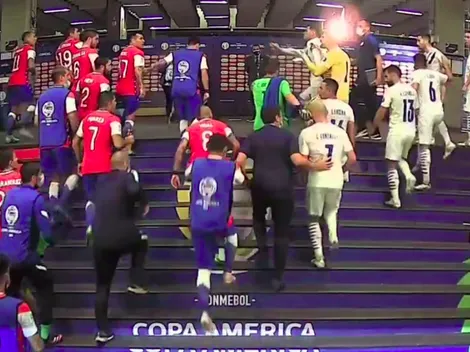 ¡Casi a las manos! Chile y Paraguay viven tenso cruce