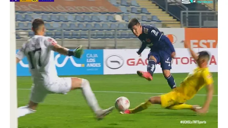 Cortés anotó el único gol del partido por Copa Chile