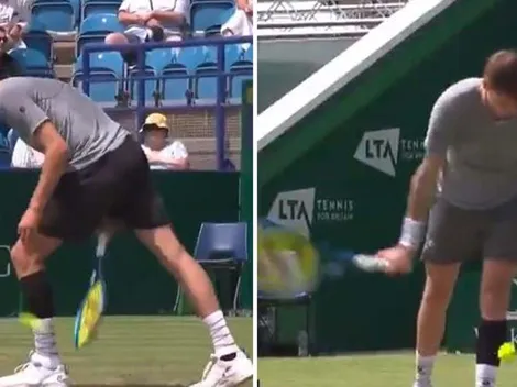 ¿Una burla? Tenista Top 40 sacó ocho veces por debajo de la cintura