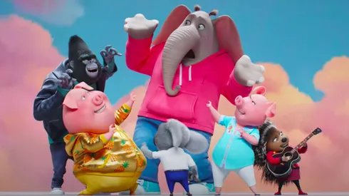 El elenco de Sing 2: ¡Ven y canta de nuevo!.