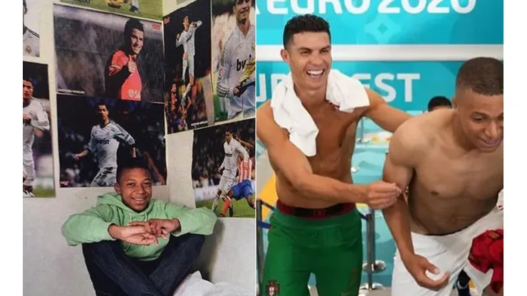 Cristiano Ronaldo siempre fue el ídolo de Kylian Mbappé
