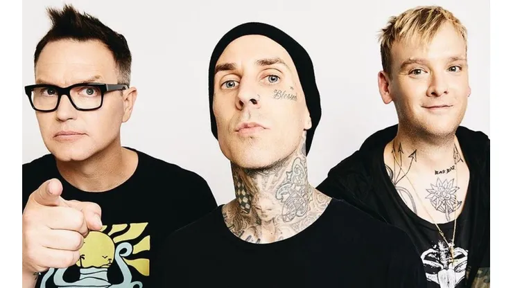 Mark Hoppus -a la izquierda- es uno de los miembros fundadores de Blink-182.