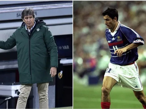 Campeón de Francia 98 le hace flor de queque a Pellegrini