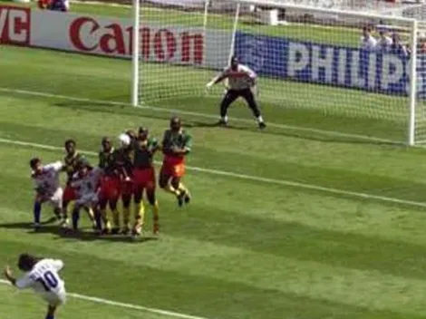 Se cumplen 23 años del tiro libre del Coto Sierra a Camerún